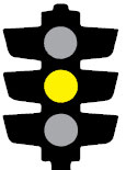 Yellow Traffic Light
