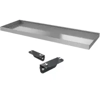 Steel Shelf (300mm wide x 1000mm long) with Brackets & Fixings