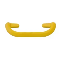 Moulded Bolt-on Grab Handle - Polyurethane Yellow - Steel Core - 300mm