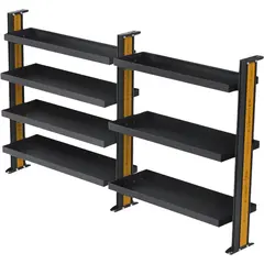 Shelving Kit AM - 1000mm + 1000mm Wide x 1150mm High