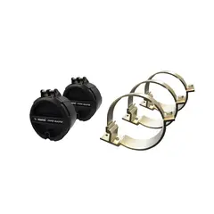 Commercial Max/Oval Steel Accessory 150mm conduit carrier with caps and 3 brackets