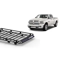 Roof Racks for Dodge Ram 1500/2500 Quad Cab (2009 – Current) Oval Steel Platform
