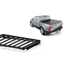 Roof Racks for Isuzu D-MAX Dual Cab (2020 – Current) Wedgetail Adventure Platform to suit EGR roll top roof rack