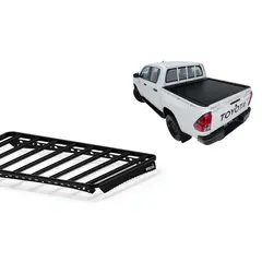 Roof Racks for Toyota Hilux Dual Cab (10/15 – Current) Wedgetail Adventure Platform to suit EGR roll top roof rack