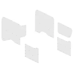 Load Area Protection Kit to suit Toyota Hiace LWB (06/2019 – Current) Dual Sliding Door