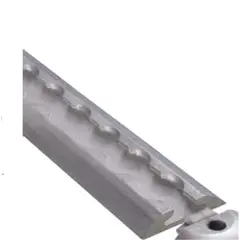 Captive Track (D Style) 2.4M - Aluminium