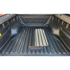 Isuzu D-MAX DC 2020+ UTE TUB MAT - Heavy Duty Moulded Rubber Mat (for Factory Plastic Tub Liner)