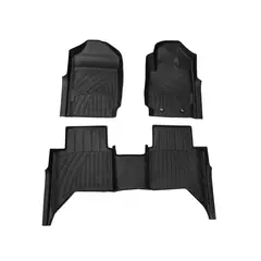 Ford RANGER PX PX2 PX3 DC 2012-2021 Bodyline 3D Floor Mats FloorLiner Carpet Protection