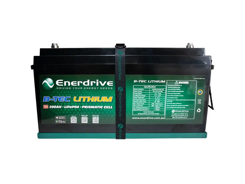B-TEC 12V 200Ah G2 Lithium Battery