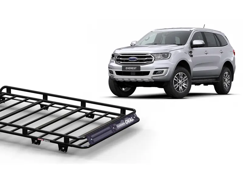 Roof Racks for Ford Everest Wagon (2015 – 2022) Oval Steel Platform