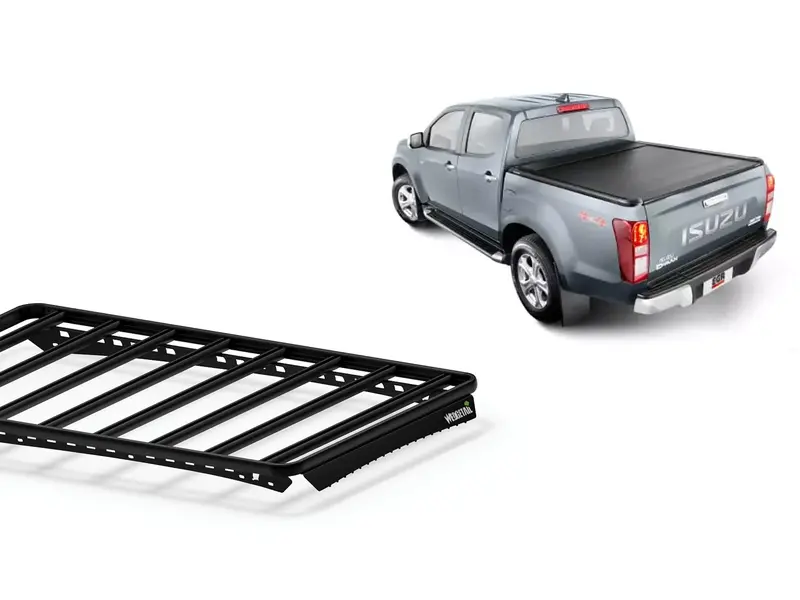 Roof Racks for Isuzu D-MAX Dual Cab (2012 – 2020) Wedgetail Adventure Platform EGR roll top roof rack