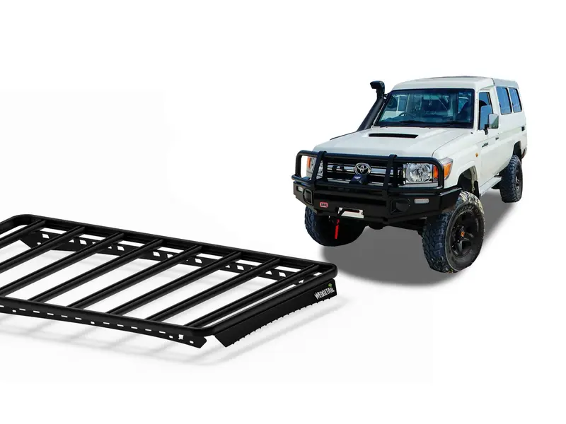 Roof Racks for Toyota Landcruiser 78 Troopcarrier (1985 – Current) Wedgetail Adventure Platform