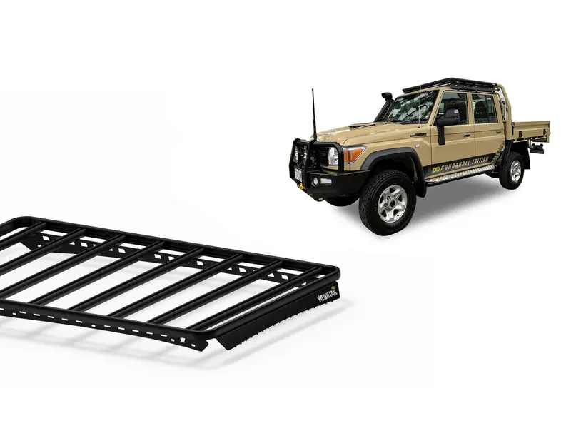 Roof Racks for Toyota Landcruiser 79 Dual Cab (1999 – Current) Wedgetail Adventure Platform
