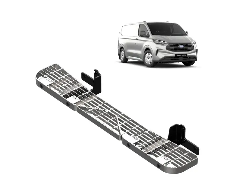 Galvanised Rear Step for Ford Transit Custom (07/2023 - Current)