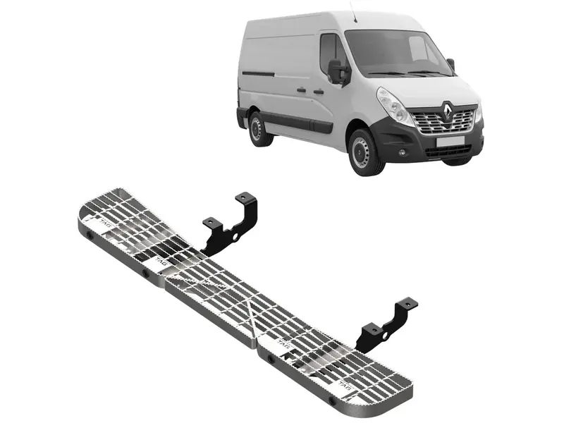 Rear Step and Sensor Brackets for Renault Master FWD Vehicles (10/2011 - Current)