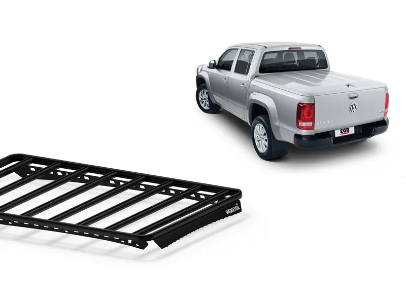 Roof Racks for Volkswagen Amarok Dual Cab (2011 – 2023) Wedgetail Adventure Platform to suit EGR roll top roof rack