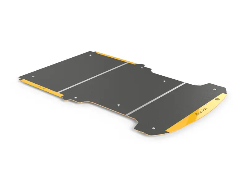 Non-Slip Black Ply Floor for Ford Transit Custom LWB (01/2024 - Current) Single Sliding Door