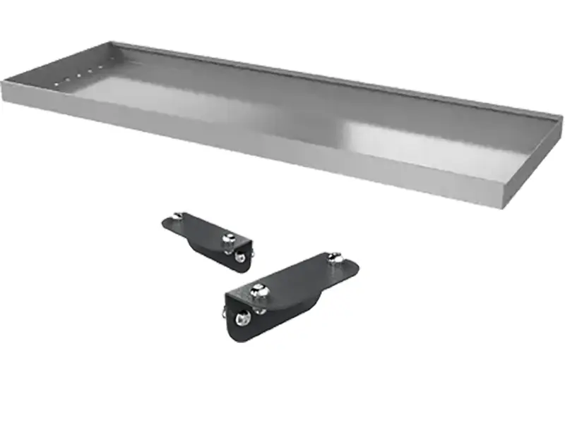 Steel Shelf (300mm wide x 1000mm long) with Brackets & Fixings