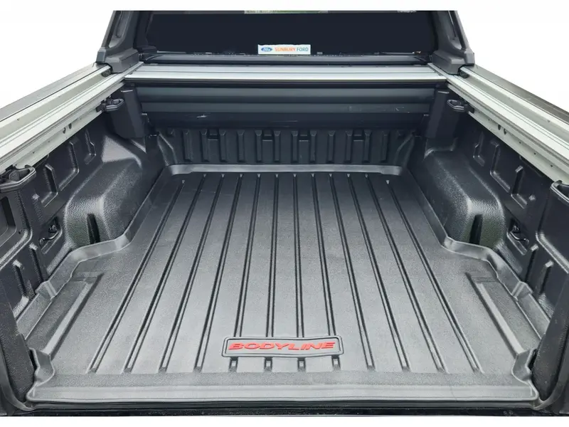 Ford RANGER WILDTRAK, PLATINUM, RAPTOR RA (NEXT GEN) DC 2024.5+ UTE TUB MAT - Heavy Duty Moulded Rubber Mat (for Factory Plastic Tub Liner)