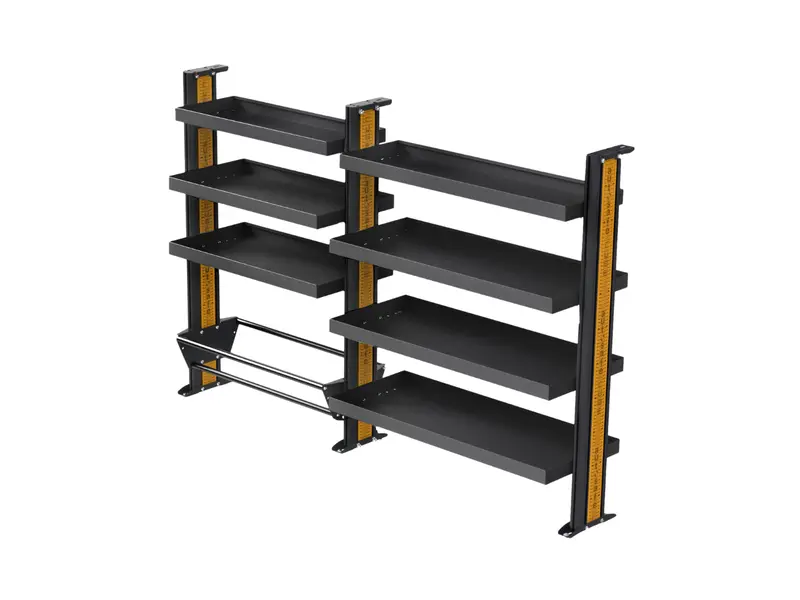 Shelving Kit DA - 1000mm + 1000mm Wide x 1050mm High, Upright Height: 1050mm