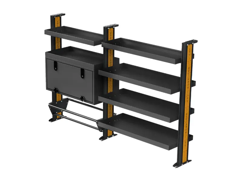 Shelving Kit GA - 1000mm + 1000mm Wide x 1100mm High