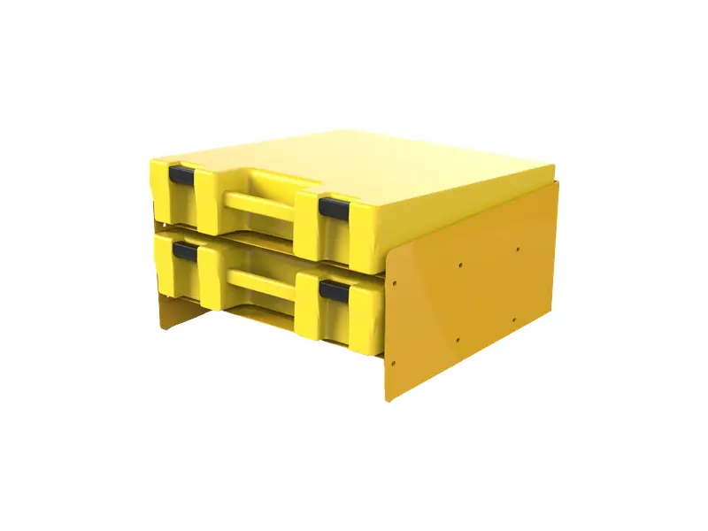 Ezi-Pak Twin Holder (mounts in 400mm Deep Shelf only) including 2x Ezi-Paks