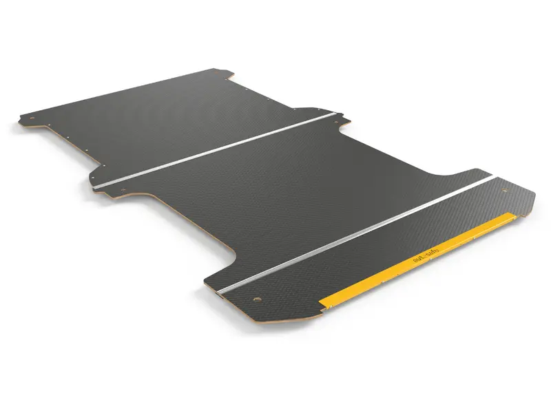 Non-Slip Black Ply Floor for Volkswagen Crafter LWB (07/2018 – Current) Dual Sliding Door